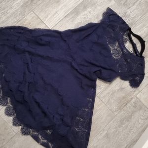 🦋Navy blue lace dress